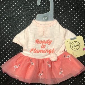 “Ready to flamingle” flamingo tutu dress XXS & XS